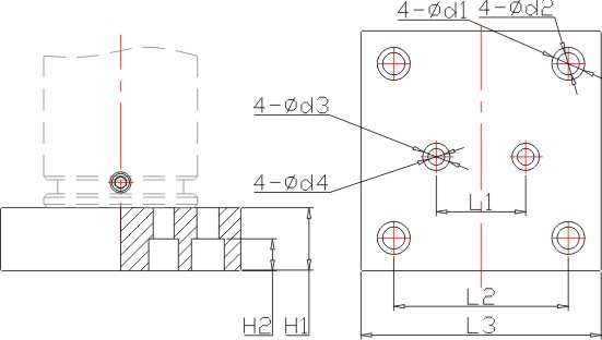 MA1-500支架尺寸