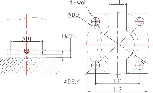 MB2支架型號(hào)尺寸