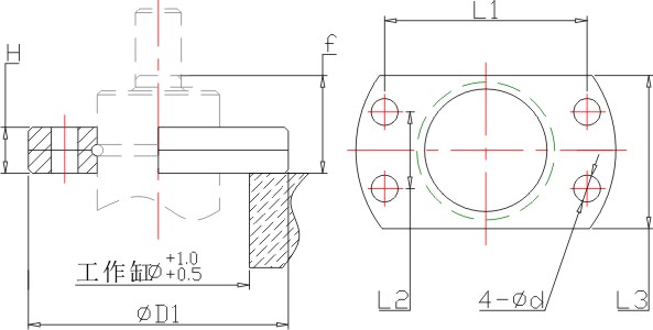 MC1-1700支架尺寸